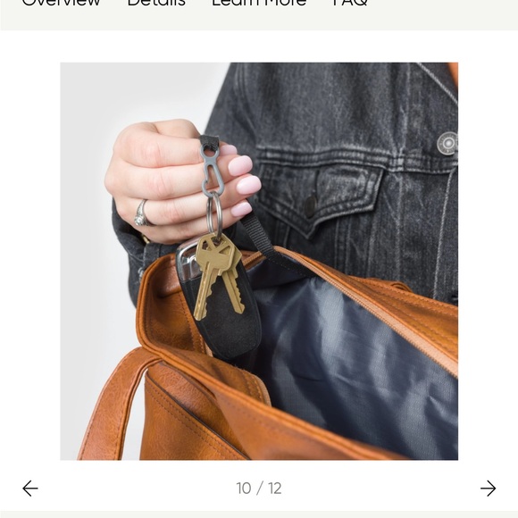 Simple Modern Vegan Leather Work Tote - Picture 9 of 12